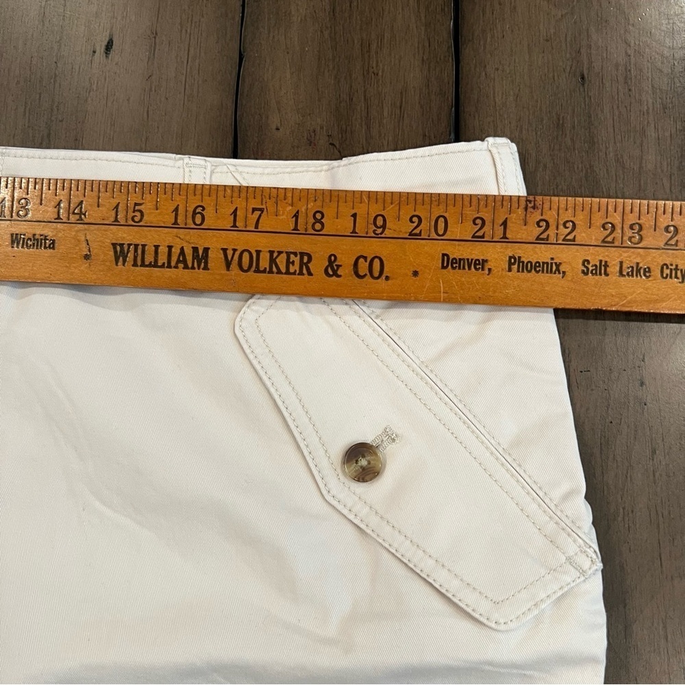 NWT Banana Republic Cream Authentic Chino Tailored Shorts Size 20 #L19 - Picture 4 of 15